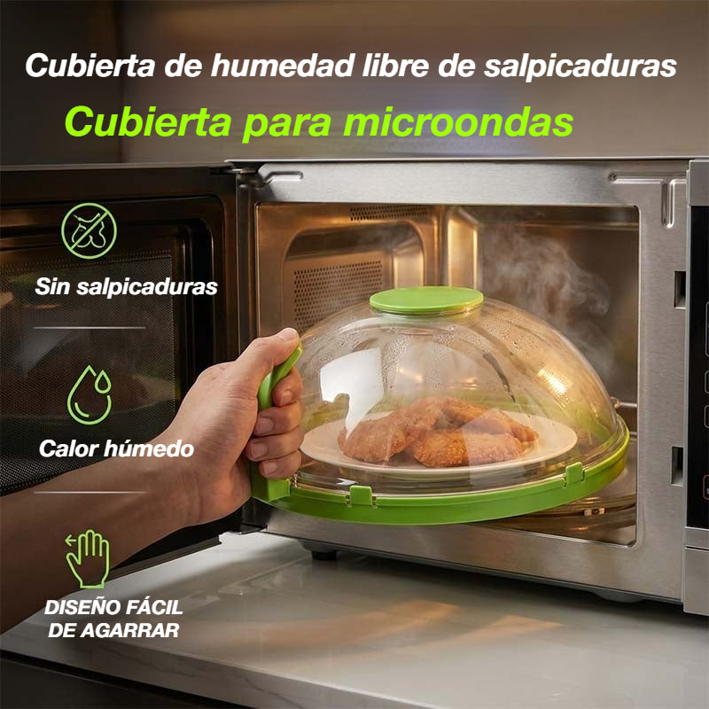💐¡50% DE DESCUENTO! Tapa antisalpicaduras con depósito de agua – Fácil limpieza 🧽✨ 【Oferta limitada】