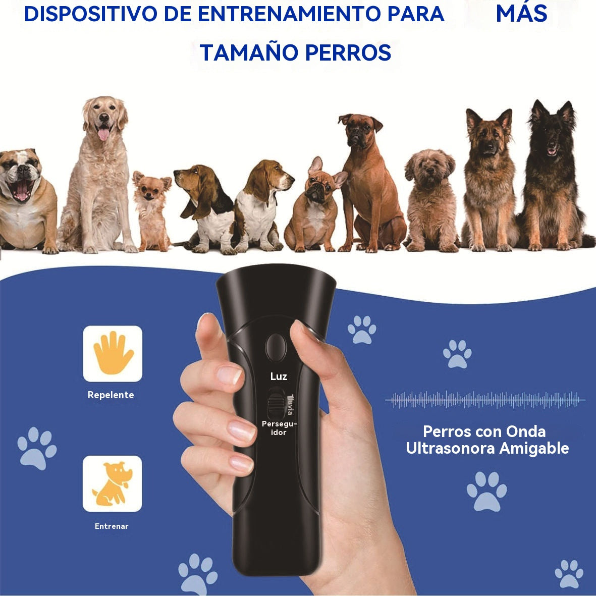 💥【Oferta por tiempo limitado】👪¡Este repelente ultrasónico para perros puede protegerlo a usted y a su familia!