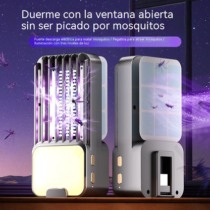 Lámpara eléctrica antimosquitos 3 en 1 con luz nocturna