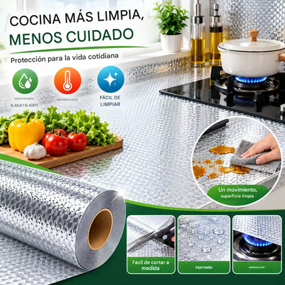 Adhesivos para cocina: pegatinas de pared resistentes al aceite, al agua, al fuego y a las altas temperaturas.