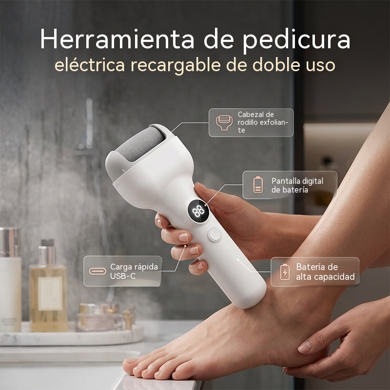 Herramienta de pedicura eléctrica recargable con sensor de presión inteligente