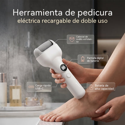 Herramienta de pedicura eléctrica recargable con sensor de presión inteligente
