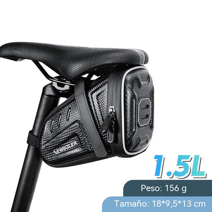 【1.5L】Bolsa rígida e impermeable para sillín de bicicleta / bolsa para herramientas de ciclismo