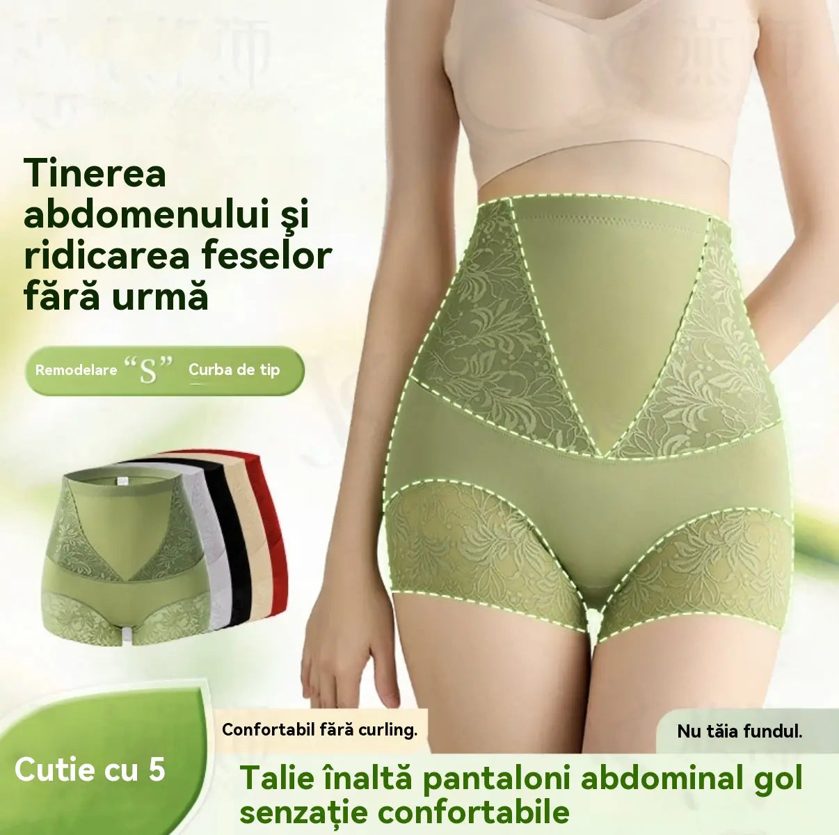 🌸😍【Compra 2 y llévate 2 gratis】💥【M-3XL】😍Braguitas antibacterianas de cintura alta cómodas para abdominoplastia 🩲 【 40-90kg】💖