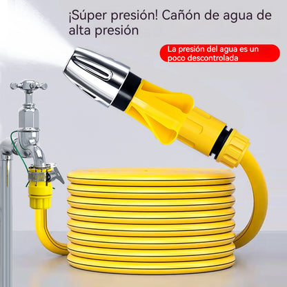 🔥【Compra 1, llévate 1 gratis🚿🚗】Juego de pistolas de agua multifuncionales ajustables de alta presión para lavado de autos