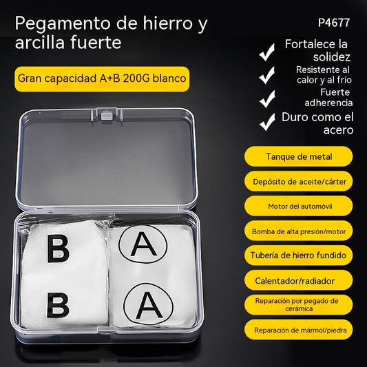 Adhesivo de alta resistencia, sin formaldehído, para sellar orificios de aires acondicionados; sellado de tuberías de desagüe domésticas, resistente a insectos e impermeable.