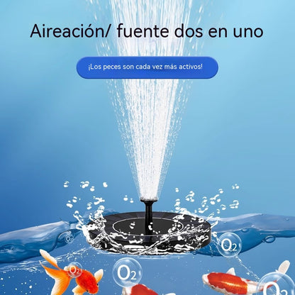 ⛲Fuente de agua alimentada por energía solar