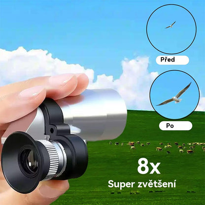 【🔭】Mini telescopio monocular para teléfono – Telescopio monocular portátil para viajes y observación