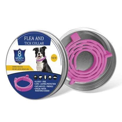 【2PCS】Collar repelente de mosquitos de tamaño ajustable para mascotas, perros y gatos.