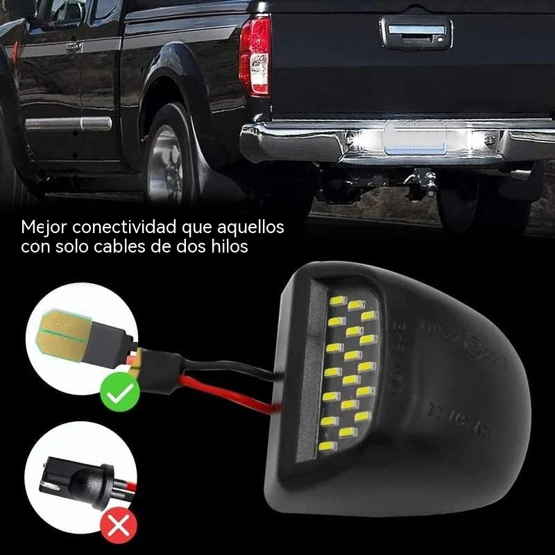 💥OFERTA ESPECIAL -50 % DE DESCUENTO- Luces LED universales para matrícula