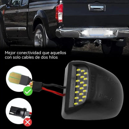 💥OFERTA ESPECIAL -50 % DE DESCUENTO- Luces LED universales para matrícula