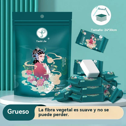【🔥30 piezas】Toallas portátiles desechables comprimidas, agrandadas, engrosadas y reutilizables