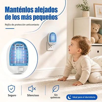🦟 Lámpara Antimosquitos UV LED con Atracción Fotocatalítica – Trampa Eléctrica para Mosquitos e Insectos