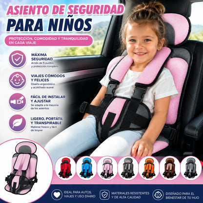 📢📢 ¡¡50% DE DESCUENTO AHORA!! ⏰ Silla de coche portátil: segura, cómoda y plegable, apta para niños de 0 a 12 años, perfecta para viajes, vuelos y trenes 🧒✨