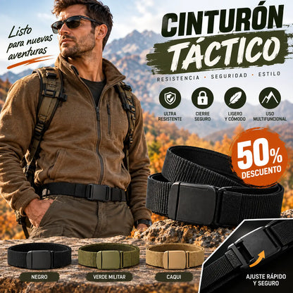 🔥【Longitud： 130 cm】Cinturón de viaje táctico con bolsillo oculto para dinero