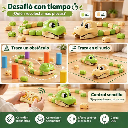 🐍🎮 Serpiente Magnética Teledirigida | Juguete Interactivo con Control Remoto para Niños