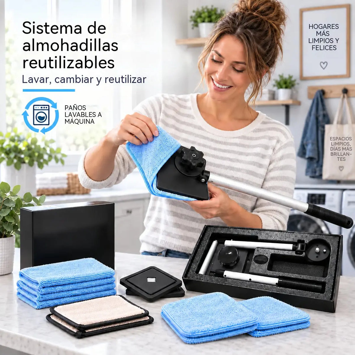 🚗🧼Limpiador de parabrisas magnético dual para automóviles | Kit de limpieza sin rayas para lunas de coche