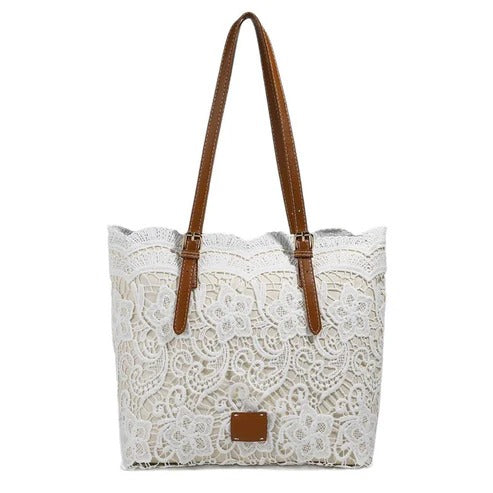 Bolso bandolera vintage de encaje: elegante bolso cruzado para cualquier ocasión 🤍