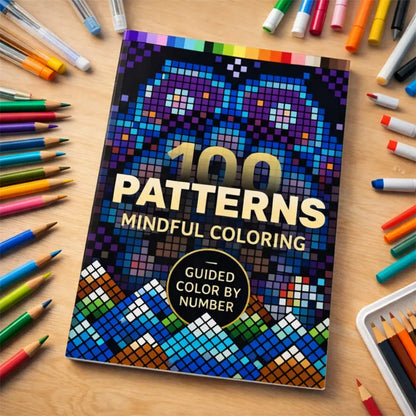 🎨 Libro para Colorear por Números | 100 Misterios para Relajarte y Desconectar 🧩
