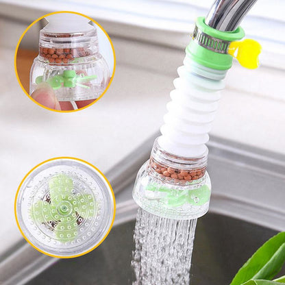 🚰【Cartucho de filtro gratuito】3 piezas--🔥Boquilla de Filtro para Grifo con Giro de 360°