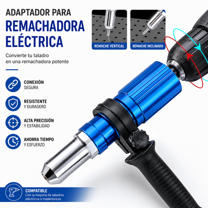 🔥Nuevo producto en oferta 🛠️ Junta de conversión de pistola de remache ciego con núcleo de pistola de remache eléctrico profesional