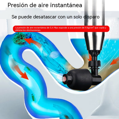 🎁🎁Nueva herramienta para desatascar inodoros y tuberías domésticas: desatasca desagües e inodoros en un segundo.