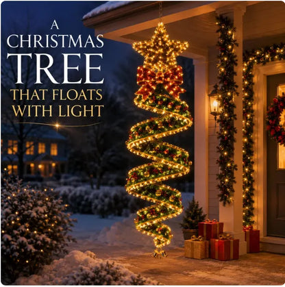 🎄 Kolekcija spiralnih visečih LED-svetilk s pridihom božične čarobnosti ✨