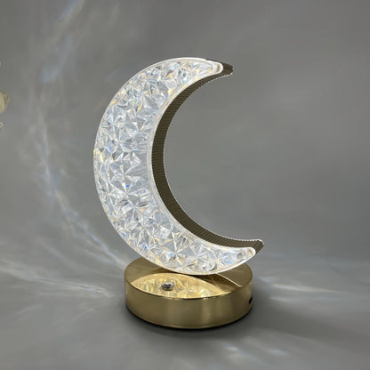 📢📢 50 % popusta! ✨ Staklena noćna lampa geometrijskog dizajna: upravljanje dodirom, 3 boje, USB punjenje, 🏠 ugodna rasvjeta za spavaću sobu.