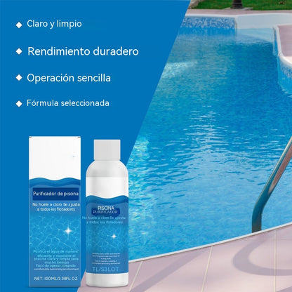 ⏰💦Compra 1 y recibe 1 gratis🏊‍♂️ Líquido Clarificador para Piscinas – Agua Transparente en Horas, Sin Esfuerzo ✨