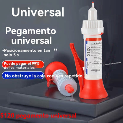 Adhesivo de alta resistencia que se puede utilizar para unir superficies de materiales como metal, vidrio, madera y cerámica.