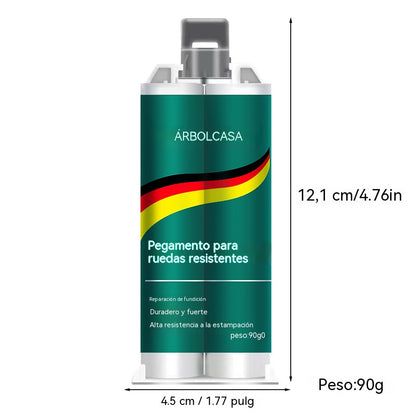 【Juego de 3 piezas】🔥¡50% de descuento por tiempo limitado! 🛠️Pegamento reparador de metal AB de alta resistencia