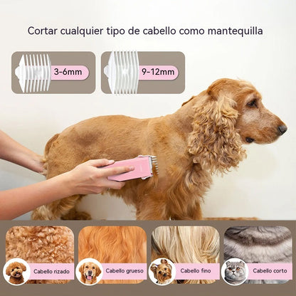 🐶🐕 Cortapelos inalámbrico silencioso para mascotas