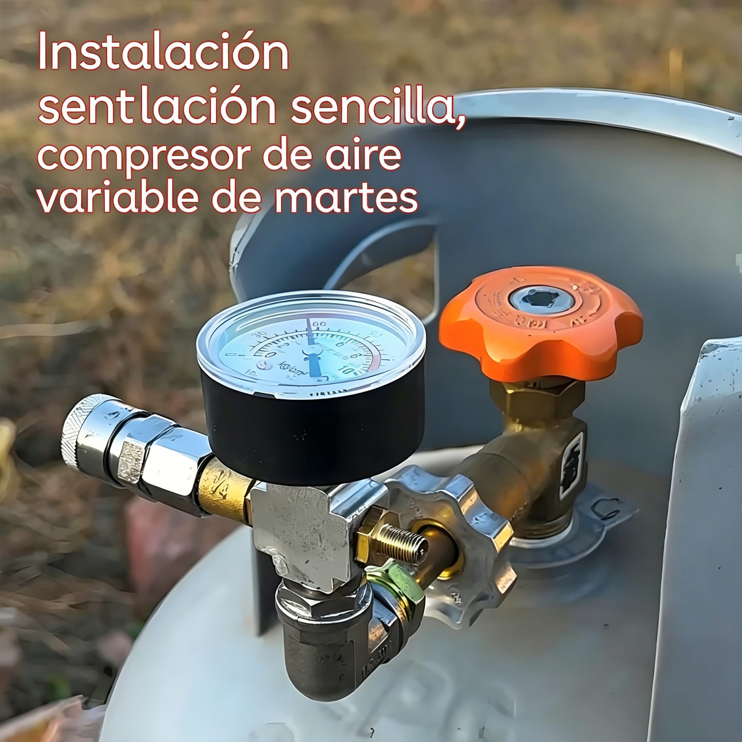 👍👍Manómetro de presión modificado para tanque de GLP. Bomba de aire y herramientas para reparación de neumáticos. Válvula miniatura para extintor de incendios de alta presión para exteriores.【Ventas mensuales: 9999+】