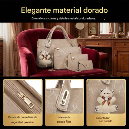 👜 Nuevo set de 4 bolsos para mujer 2026 | Bolsos elegantes y versátiles para el día a día
