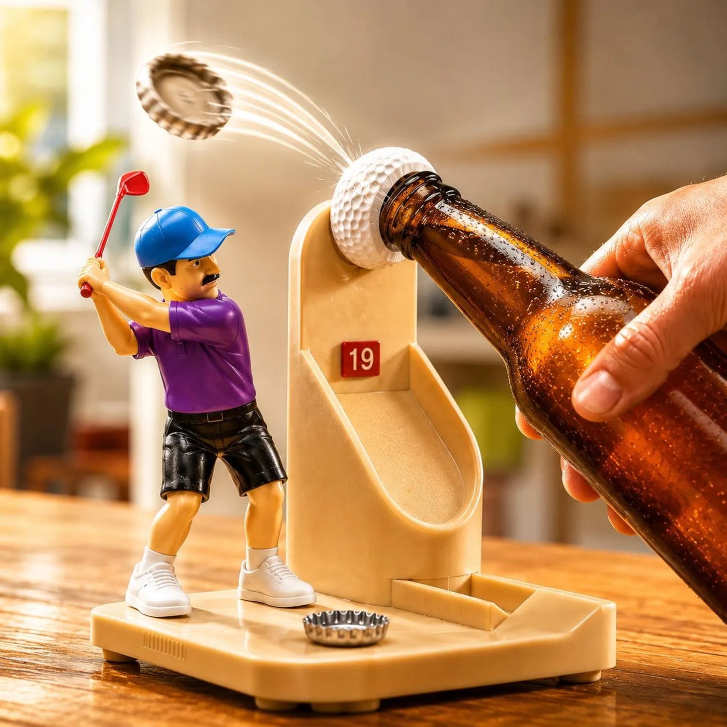 🔥¡Oferta imperdible, 50% de descuento!⛳ 🏌️✨Abrebotellas divertido con temática de golf