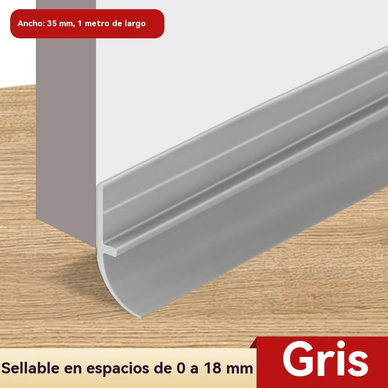 🚪2 piezas🔥 Burlete inferior de PVC para puertas – ✅Antipolvo y antiviento ✅Repelente de insectos y roedores