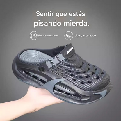 👟50% DE DESCUENTO🌬️Sandalias 2 en 1 para hombre de uso universal: suela gruesa de EVA, antideslizante y extremadamente ligera y transpirable🏃‍♂️