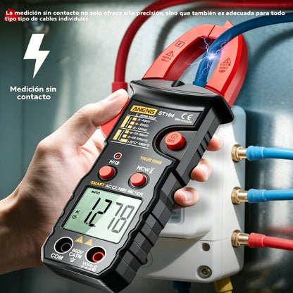 🔥【Oferta por tiempo limitado】🛠️Pinza digital inteligente, pinza de electricista multifuncional✅pinza amperimétrica de alta precisión✅ identificación completamente automática.