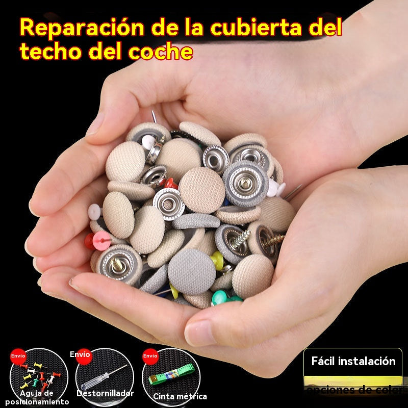 🔥【30 piezas】Hebillas de desmontaje de lona para techo de coche (incluye kit de herramientas de instalación)