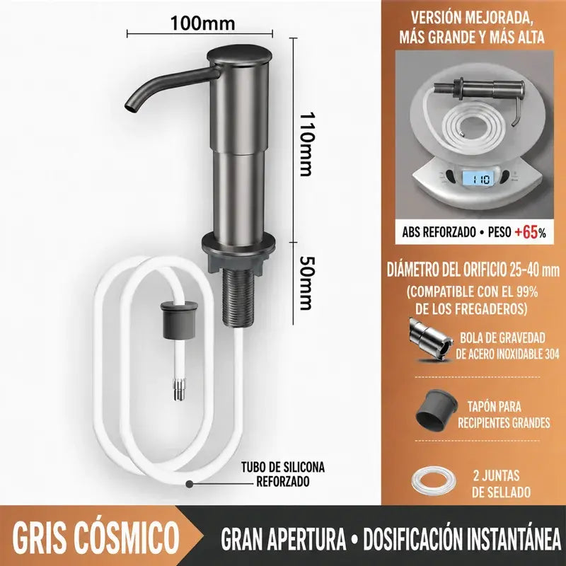 🧼 ¡El dispensador que hará tu cocina mucho más práctica!
