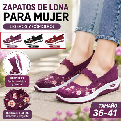 【36-41】Zapatos cómodos, transpirables y antideslizantes para personas de mediana edad y mayores.