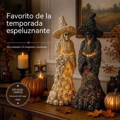 🎃Promoción anticipada de Halloween🏆Adorno de bruja esqueleto