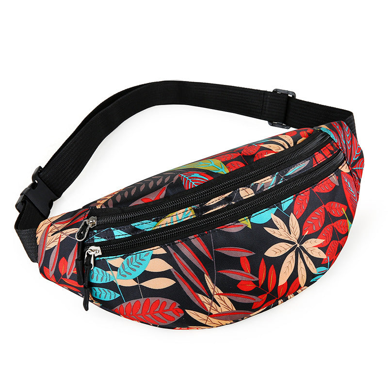 Riñonera elegante para mujer, impermeable y ligera, con múltiples bolsillos para guardar objetos durante los viajes.