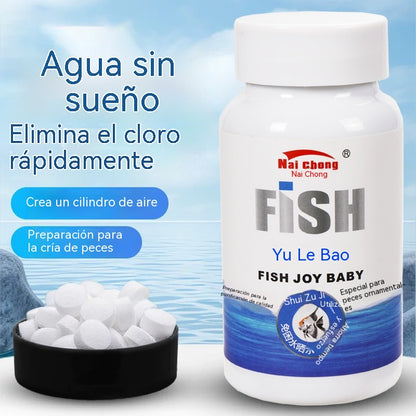 🐟【Compra 1 y llévate 1 gratis】💧 Pastillas efervescentes para limpiar el agua de acuarios y estanques🔥