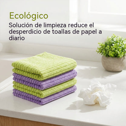 🏆ÚLTIMO DÍA DE VENTA 50% DE DESCUENTO🔥 Rollo de paño de limpieza reutilizable multiusos con hojas desprendibles