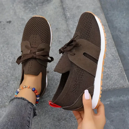 【35-43】Zapatillas ortopédicas tejidas y transpirables para mujer