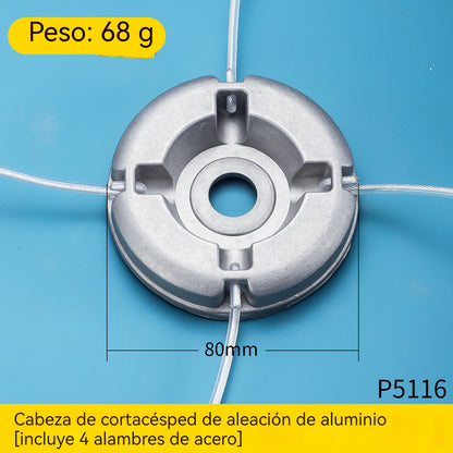 💯【50%OFF】Cabezal desbrozador universal de aleación de aluminio reforzado para cortacésped