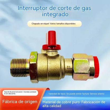 Conjunto de interruptor de corte de aire integrado de uso general para automóviles, remolques de ruedas delanteras, tubos espirales, cilindros auxiliares, líneas de freno y válvulas.