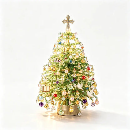 🎄✨ Kit DIY Árbol de Navidad Luminoso con Cuentas | Crea tu Propia Decoración Navideña