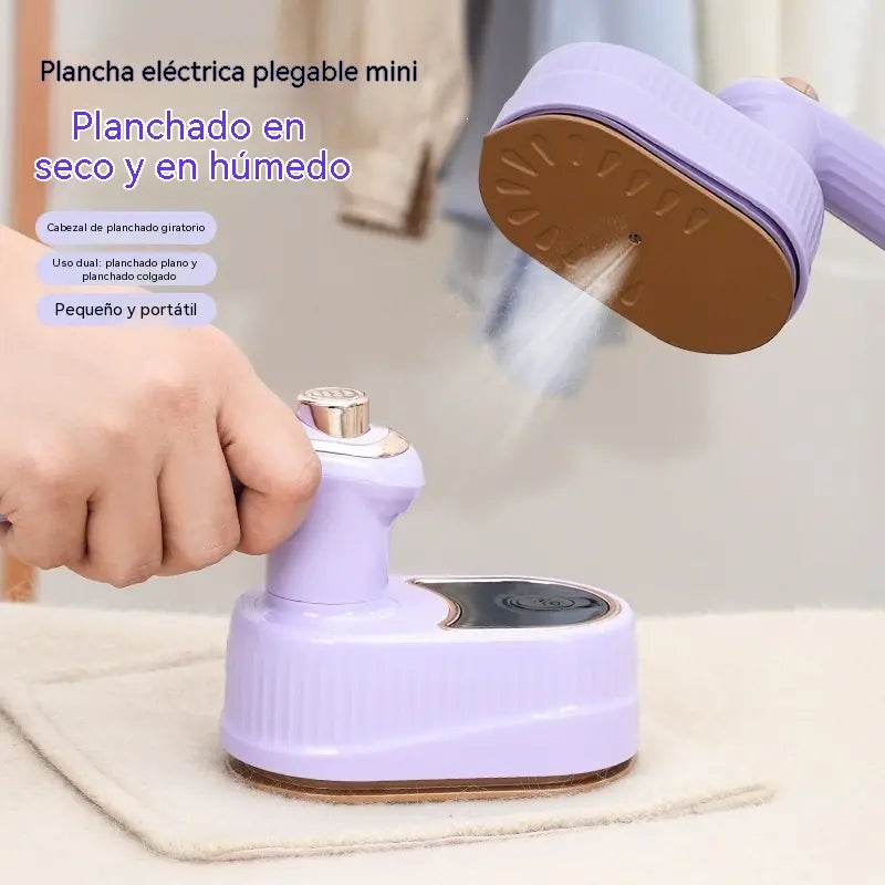 ✨ Nueva plancha de vapor 2 en 1, plancha portátil plegable, plancha doméstica pequeña para uso en seco y húmedo.